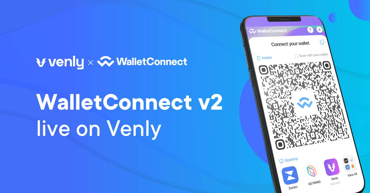 WalletConnect V2 takes Venly Wallets to the next level Venly